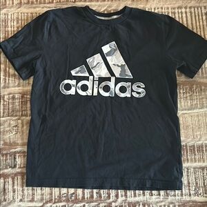 Boys adidas Camo Logo Tee